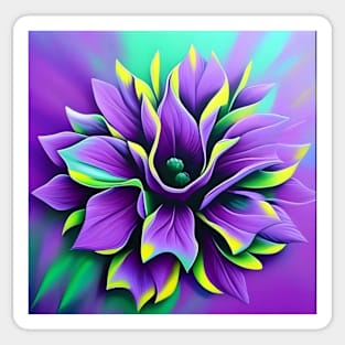 Blooming Flower Sticker